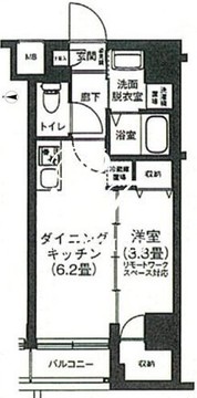 アイルプレミアム押上ノルド 701 間取り図