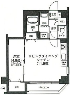アイルプレミアム押上ノルド 705 間取り図