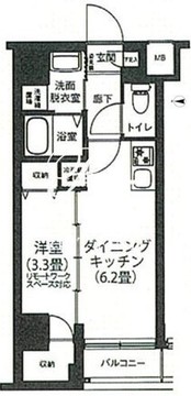 アイルプレミアム押上ノルド 302 間取り図