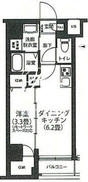 アイルプレミアム押上ノルド 402 間取り図