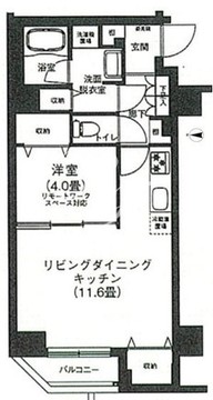 アイルプレミアム押上ノルド 105 間取り図