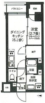 アイルプレミアム押上ノルド 209 間取り図