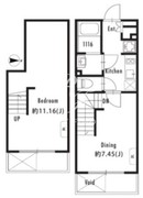 グランパセオ東新宿2 101 間取り図