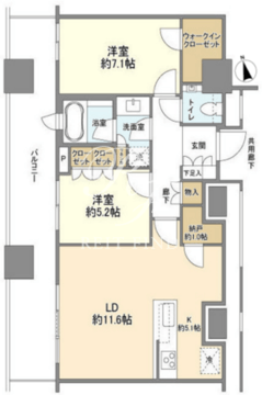 ブランズ渋谷桜丘 2109 間取り図