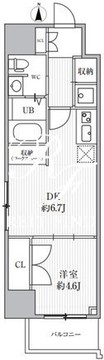 カバナプラス四谷 601 間取り図
