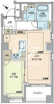 レガシス代官山 303 間取り図