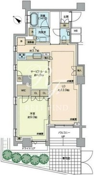 レガシス代官山 101 間取り図