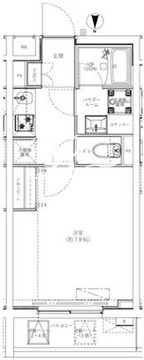 ジェノヴィア学芸大学 402 間取り図