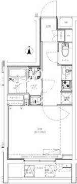 ジェノヴィア学芸大学 405 間取り図