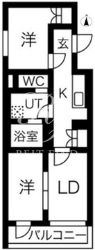 kinomori代々木上原 404 間取り図