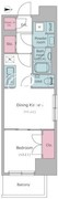 ドゥーエ入谷1 405 間取り図