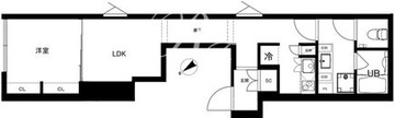 クリアル江戸川橋 101 間取り図
