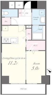 テラスザ本郷 401 間取り図