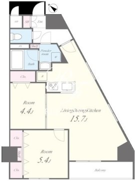 テラスザ本郷 402 間取り図