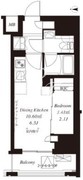 フレンシア御徒町 603 間取り図