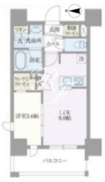 ライトテラス浅草 201 間取り図