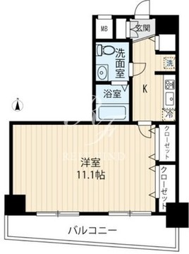 アルコバレーノ武蔵小山 602 間取り図