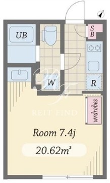 アレーロ文京白山 303 間取り図