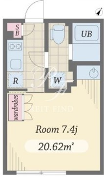 アレーロ文京白山 302 間取り図