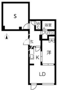 kinomori代々木上原 203 間取り図
