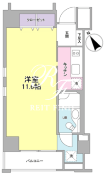 KDXレジデンス日本橋人形町 401 間取り図