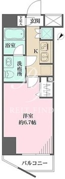 アジールコート品川 302 間取り図