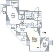 カバナプラス南青山 301 間取り図