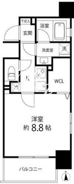 スペーシア秋葉原 312 間取り図