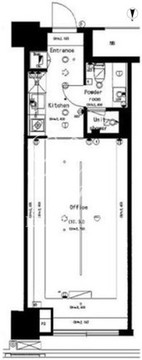 The SOHO 1029 間取り図