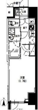 エスレジデンス曳舟 1104 間取り図