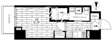 ステージファースト新御徒町2 602 間取り図