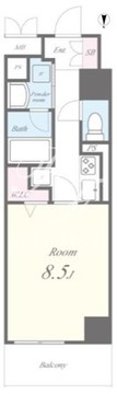 テレジャンデール護国寺ウエスト 602 間取り図
