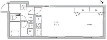 リーガランド目黒 304 間取り図