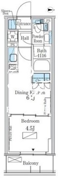 パークアクシス新宿百人町 241 間取り図