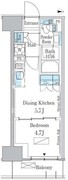 パークアクシス新宿百人町 233 間取り図