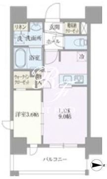 ライトテラス浅草 508 間取り図