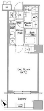 コンフォリア東池袋ウエスト 513 間取り図