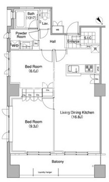 コンフォリア東池袋ウエスト 1206 間取り図