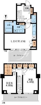 レジデンス白金コローレ 403 間取り図