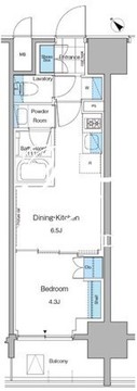 ルフォンプログレ西大井プレミア 1102 間取り図