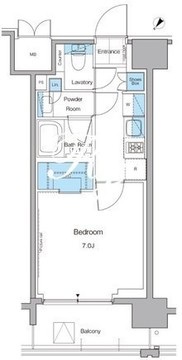 ルフォンプログレ西大井プレミア 710 間取り図