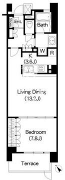 ブリリアイスト三軒茶屋 I-110 間取り図