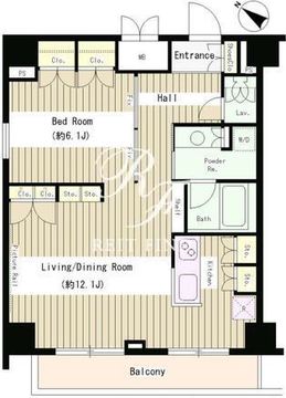 Ｎ３５　ＥＡＳＴ 1301 間取り図