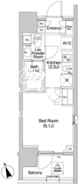 コンフォリア品川イースト 901 間取り図