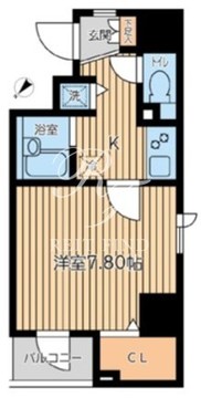 シティスパイア新富町 204 間取り図