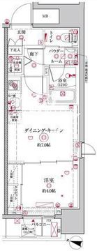 クレイシア文京本郷 703 間取り図