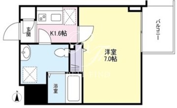 ガーラプレイス新宿御苑 1104 間取り図