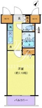 ヴェルト日本橋3 706 間取り図