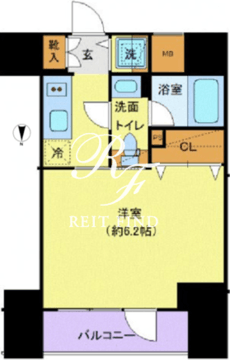 シーフォルム大森 501 間取り図
