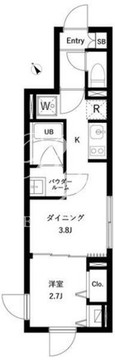 WHARF大井町west 201 間取り図